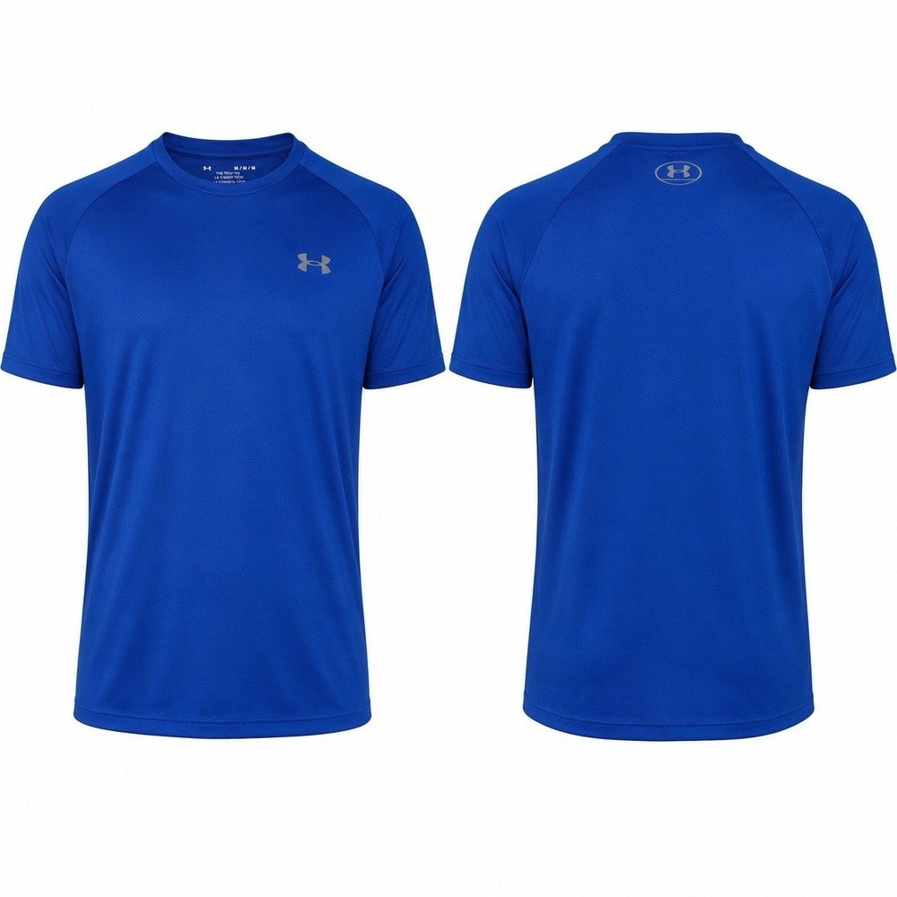 NEW Under Armour UA Tech 2.0 SS Tee Men’s Medium Blue Loose 1326413 400